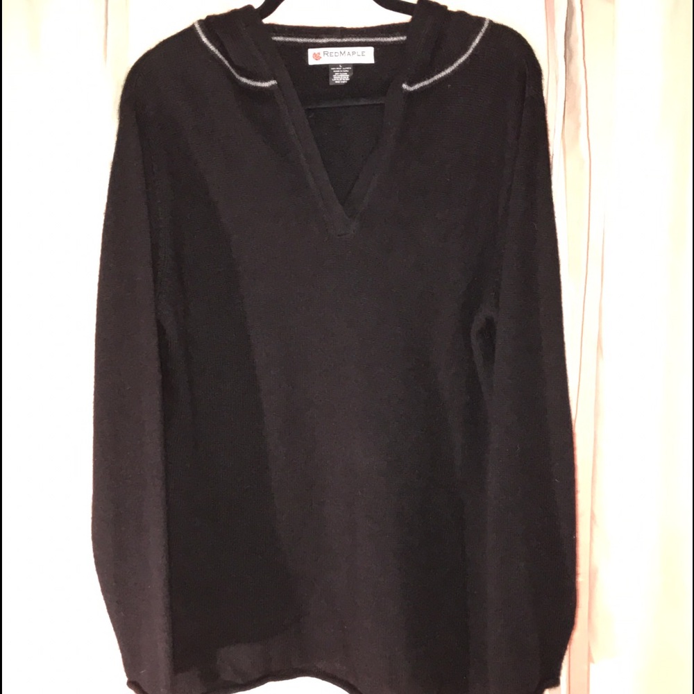 Red Maple Alpaca Pull Over